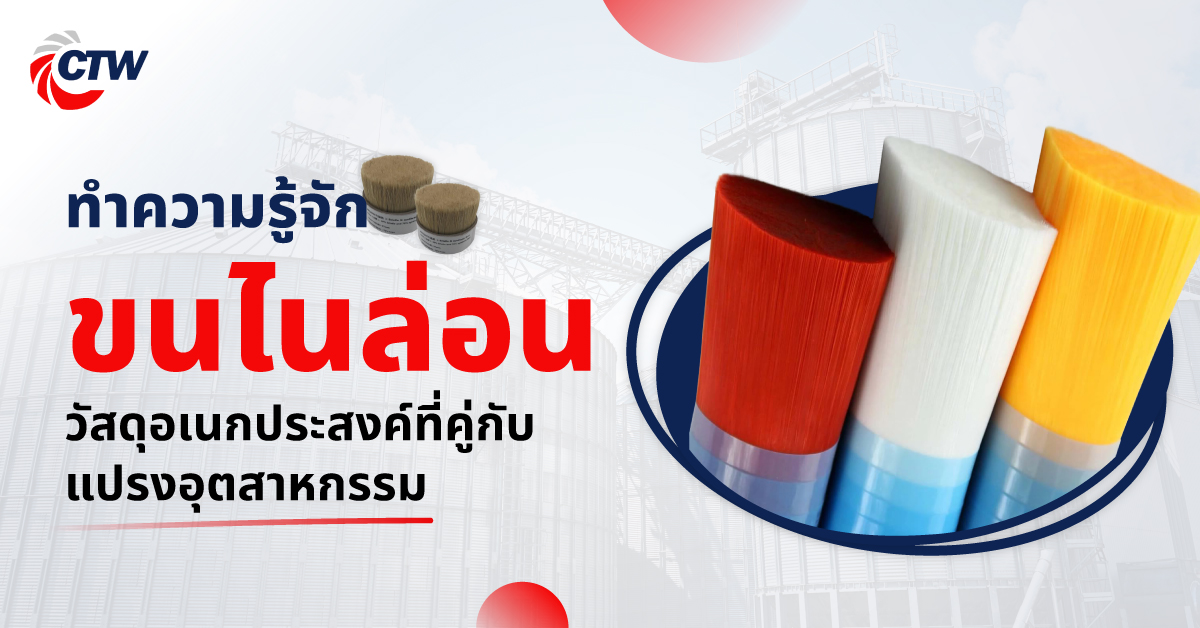 ทำความรู้จักขนไนล่อน วัสดุอเนกประสงค์ที่คู่กับแปรงอุตสาหกรรม