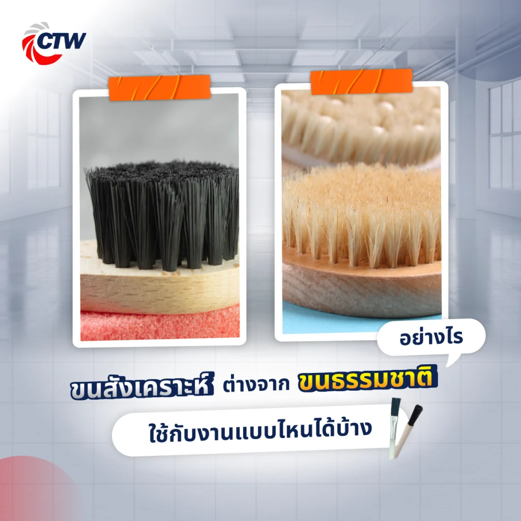 ขนสังเคราะห์ต่างจากขนธรรมชาติอย่างไร